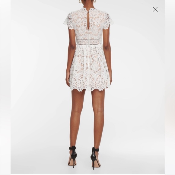 Self Potrait Guipure Lace Mini Dress - Picture 2 of 4